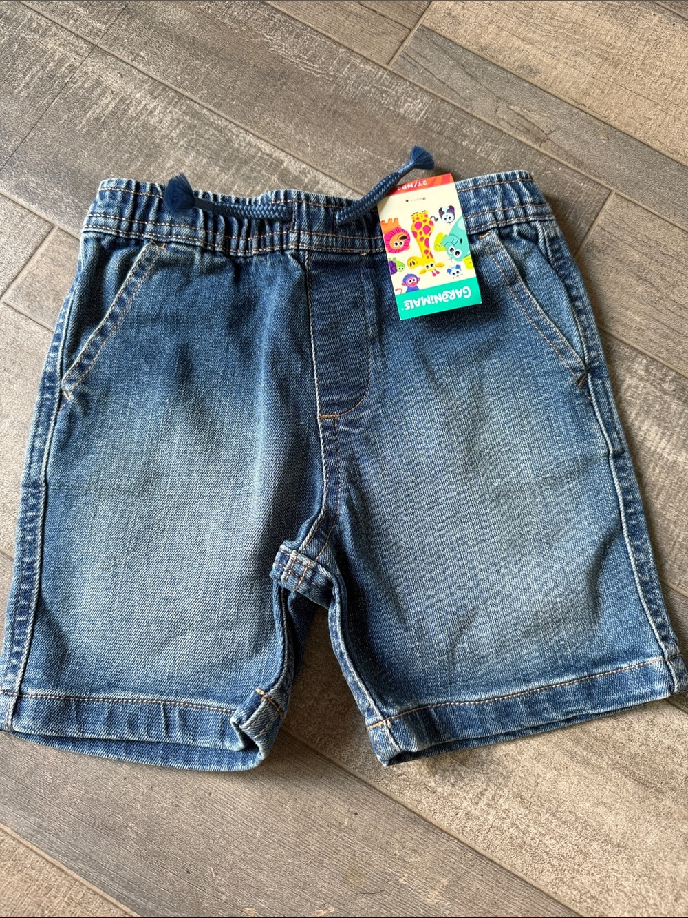 Garanimals Medium Blue Denim Toddler Shorts